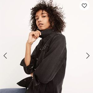Like New Madewell The Oversized Jean Jacket in Lunar Wash, XXS